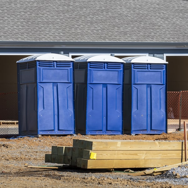 what is the maximum capacity for a single portable restroom in Mountain Village CO